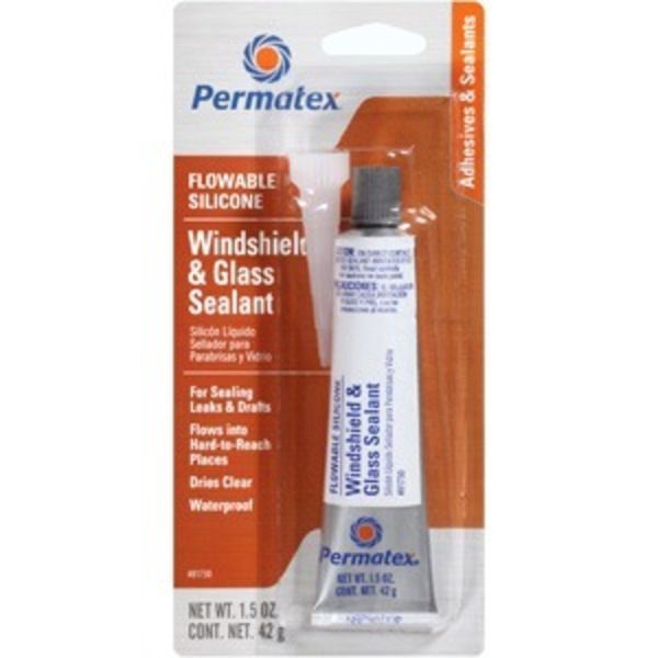 Permatex Flowable Silicone Windshield & Glass Sealer 81730